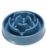 Comedero azul para perros y gatos SLOW - 20.5x5.8cm