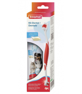 Beaphar Pack Dental Pasta y Cepillo para Perros y Gatos