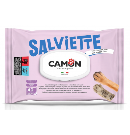 Camon Toallitas Talco 40Ud