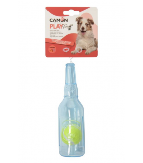 PLAY Puff – Botella de TPR con pelota de tenis y chillador 20cm