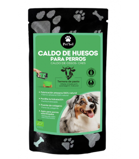Caldo de huesos de ternera ecológico para perros Pet Bel 230 ml