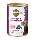Alimento húmedo Amity Pollo & arándanos 400gr