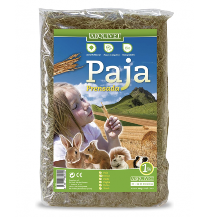 ARQUIVET Paja para roedores 1 Kg 