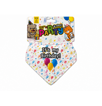 Bandana para cumpleaños. Party Nayeco