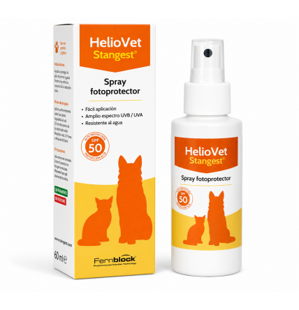 STANGEST HelioVet Spray Solar FPS 50 para Perros y Gatos