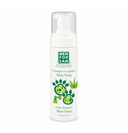 Champú En Espuma Menforsan 200ml Con Aloe Vera Para Roedores Y Hurones