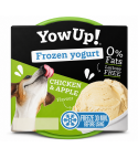 Helado de yogur para perros y gatos sabor pollo con manzana