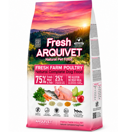 Arquivet Fresh Farm con aves de corral