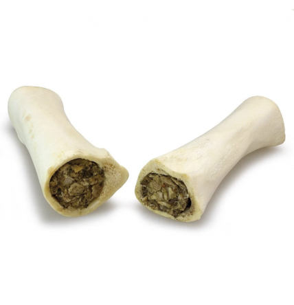 Hueso de búfalo relleno de palitos de piel - Arquivet